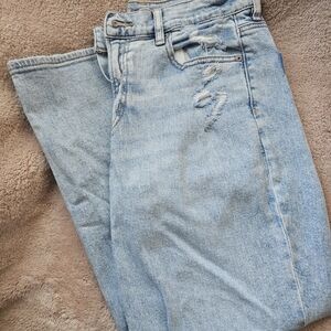 Light Blue Distressed Jeans